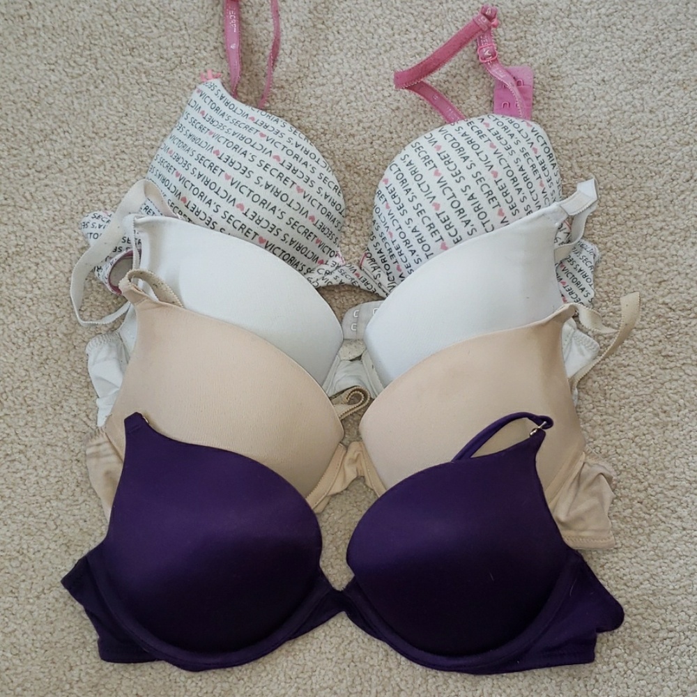 Bundle of 4 PINK Victoria's Secret Bras